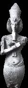 unknow artist, Achnaton colossal image from Karnak